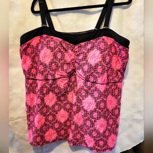 Penningtons 4x swim top with removable straps